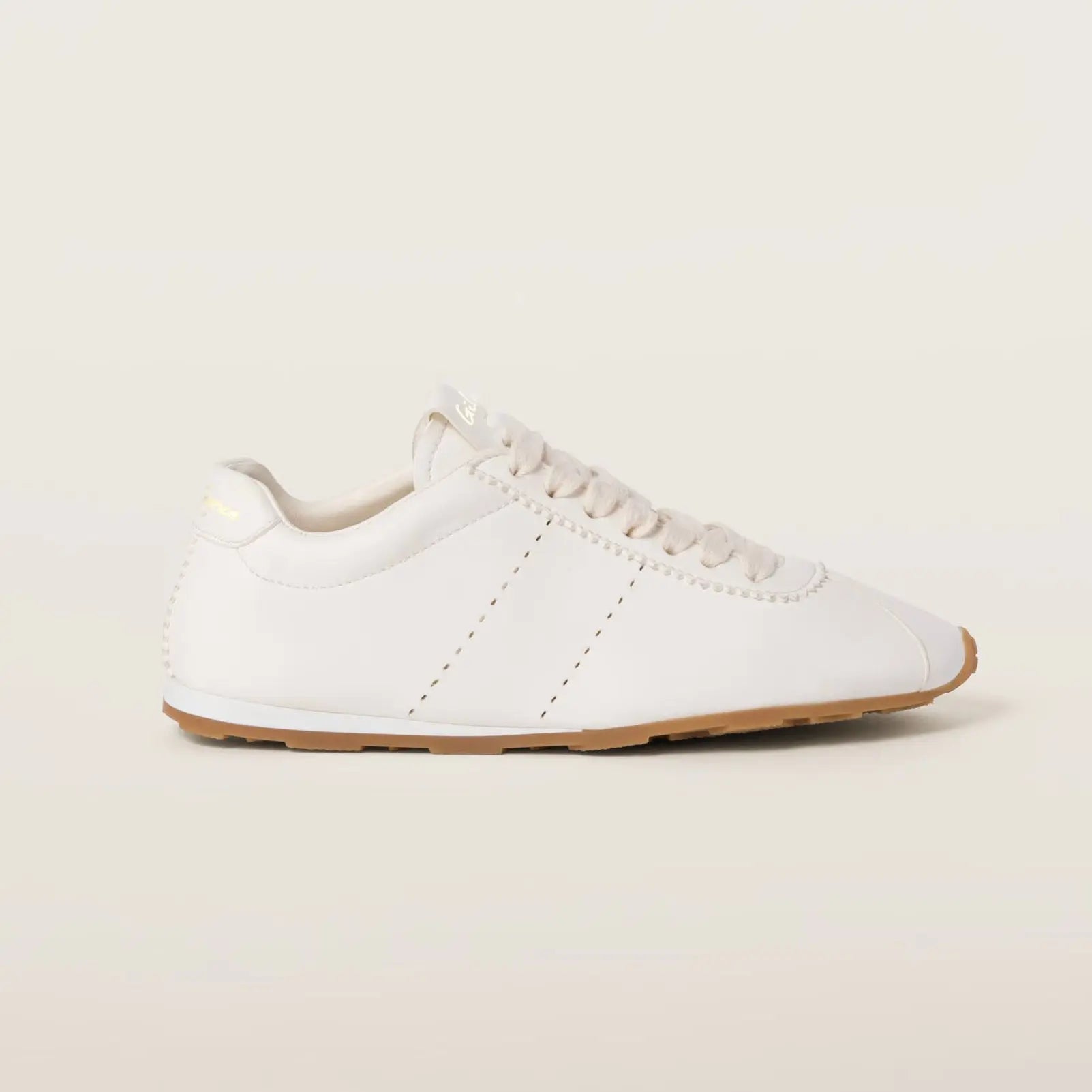 Plume nappa leather sneakers Gilded Cadence