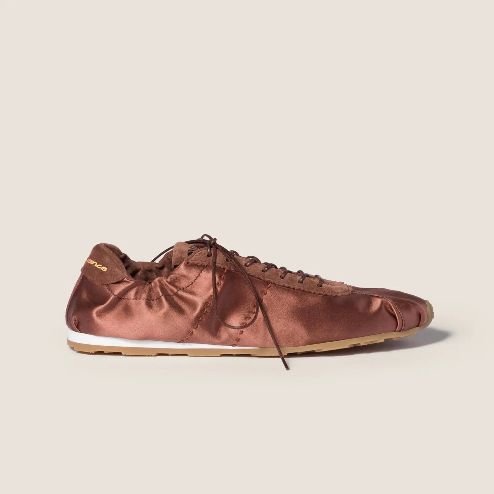 Plume satin sneakers Gilded Cadence