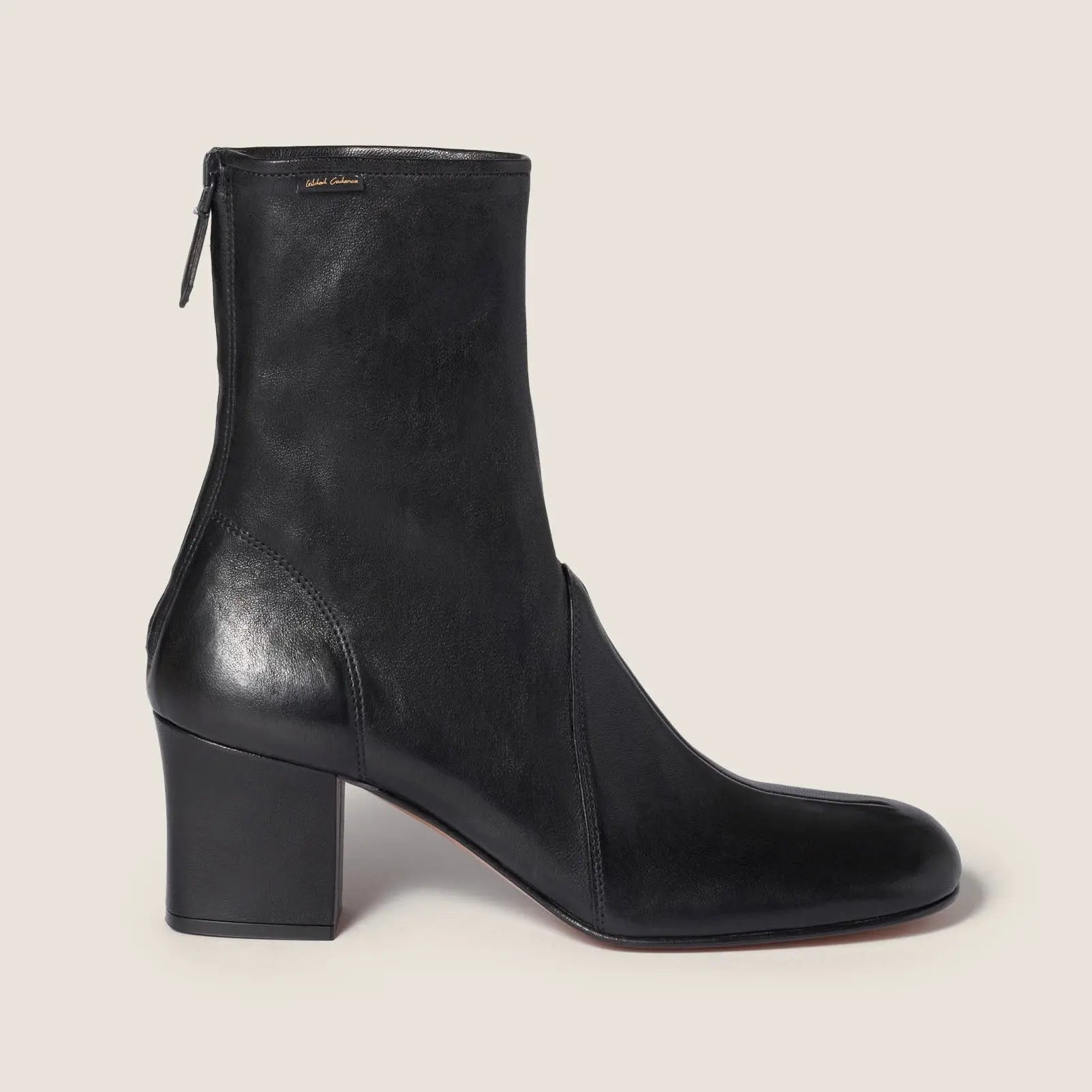 Nappa leather booties Gilded Cadence