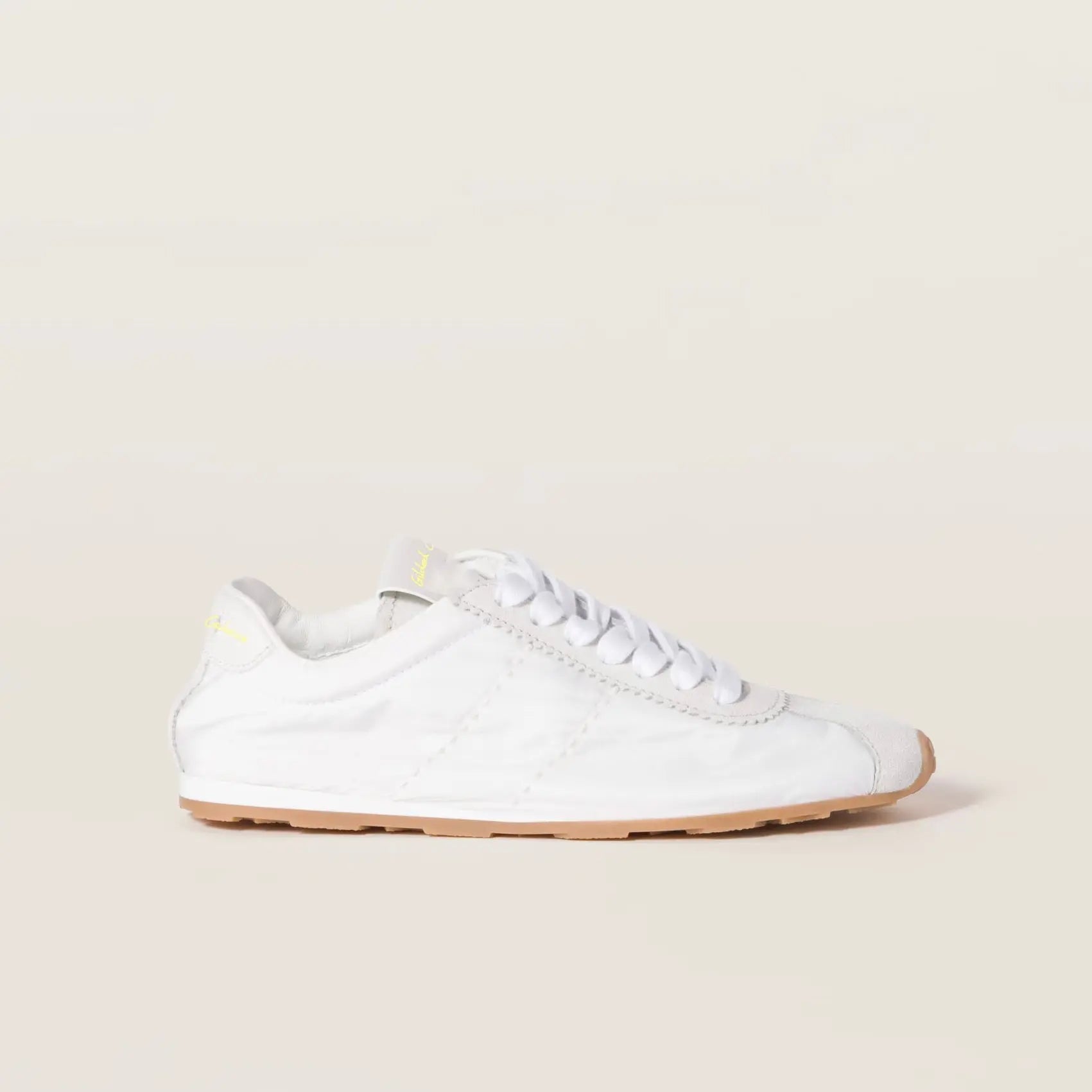 Plume technical fabric and suede sneakers Gilded Cadence