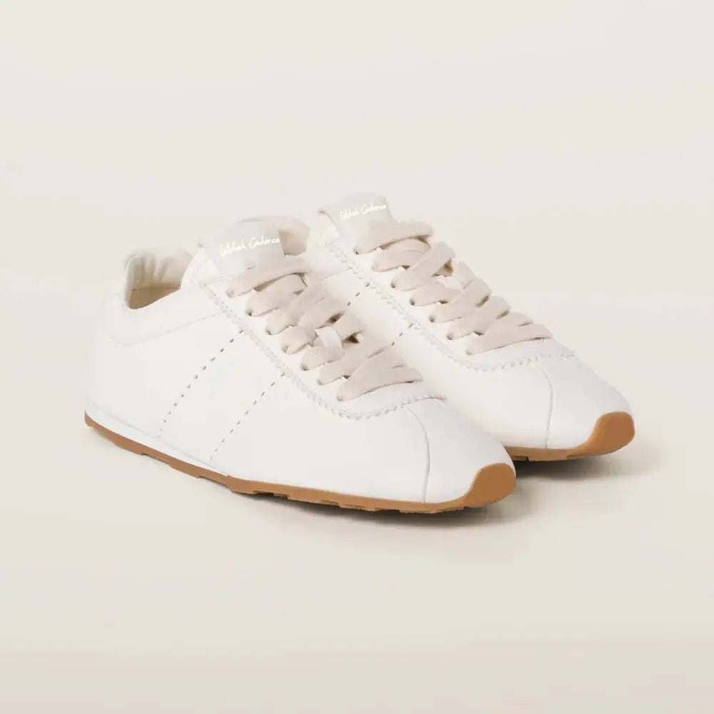 Plume nappa leather sneakers Gilded Cadence