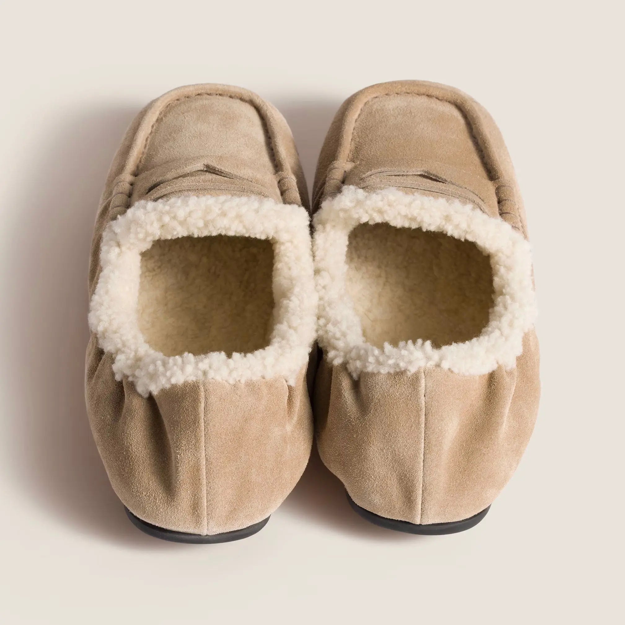 Ruches suede loafers Gilded Cadence