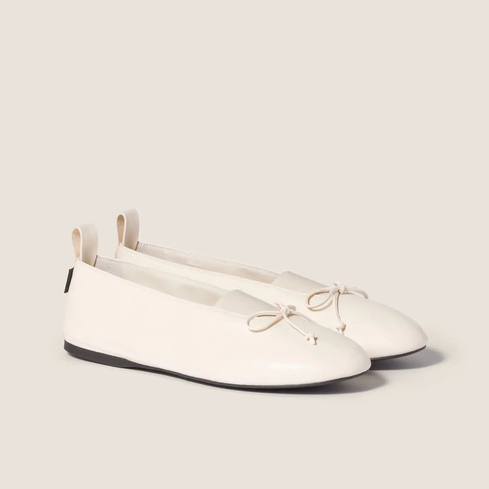 panache nappa leather ballerinas Gilded Cadence
