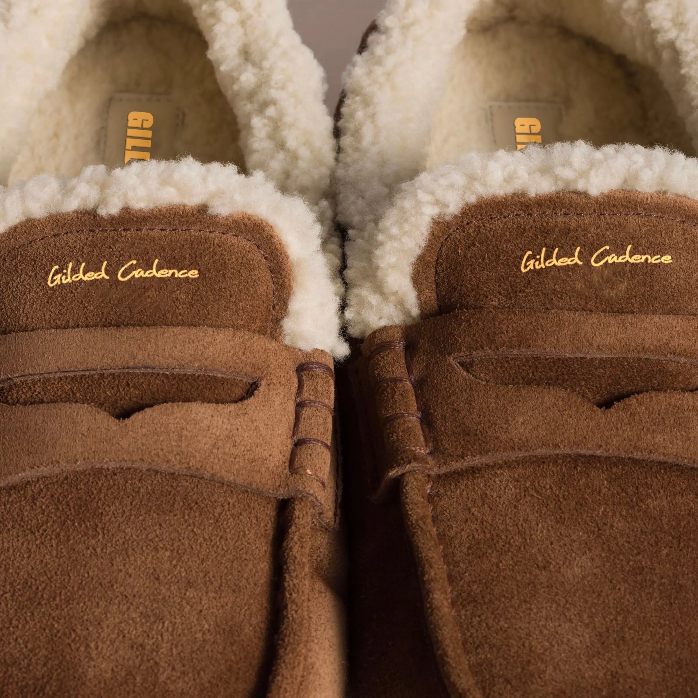 Ruches suede loafers Gilded Cadence