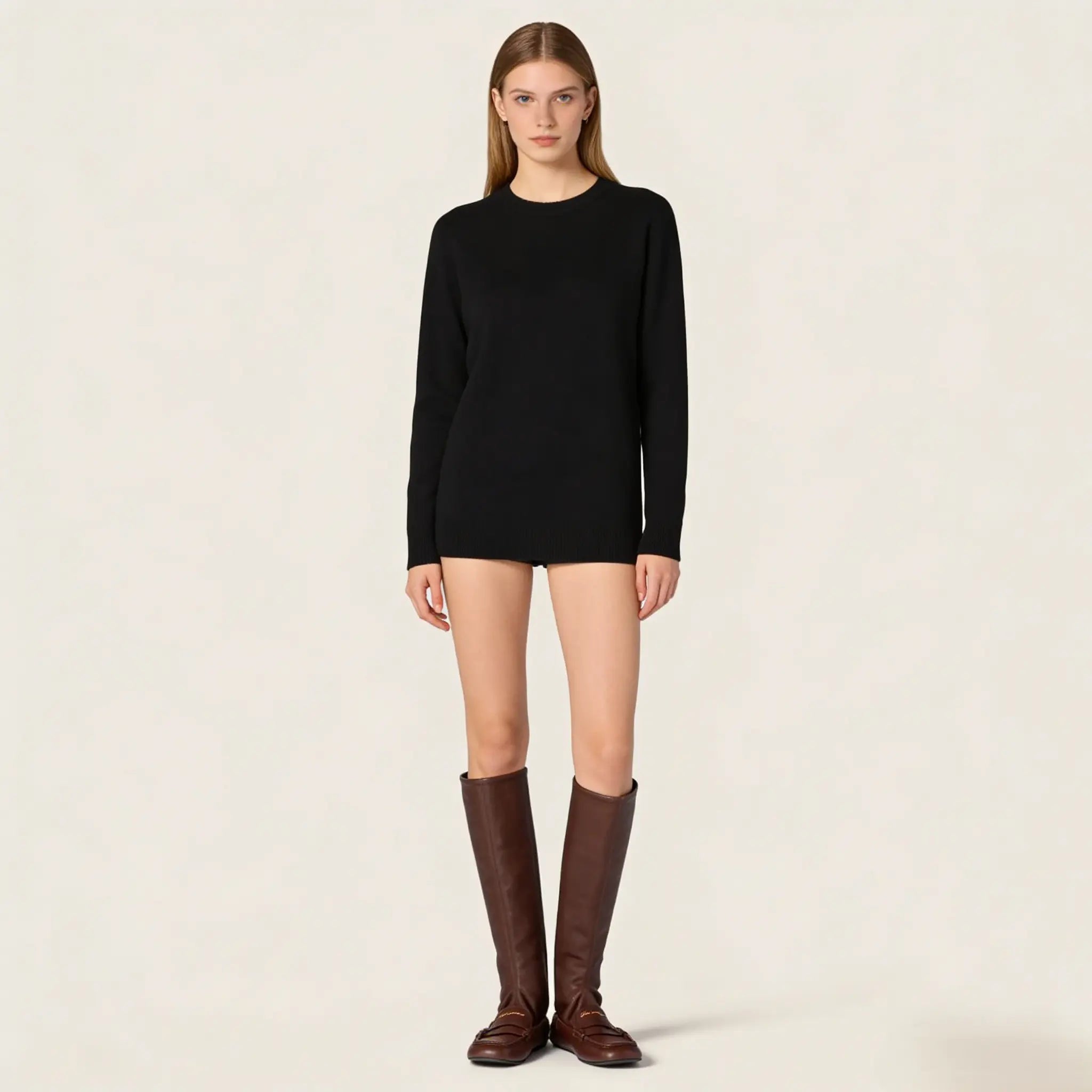 Ruches nappa leather boots Gilded Cadence