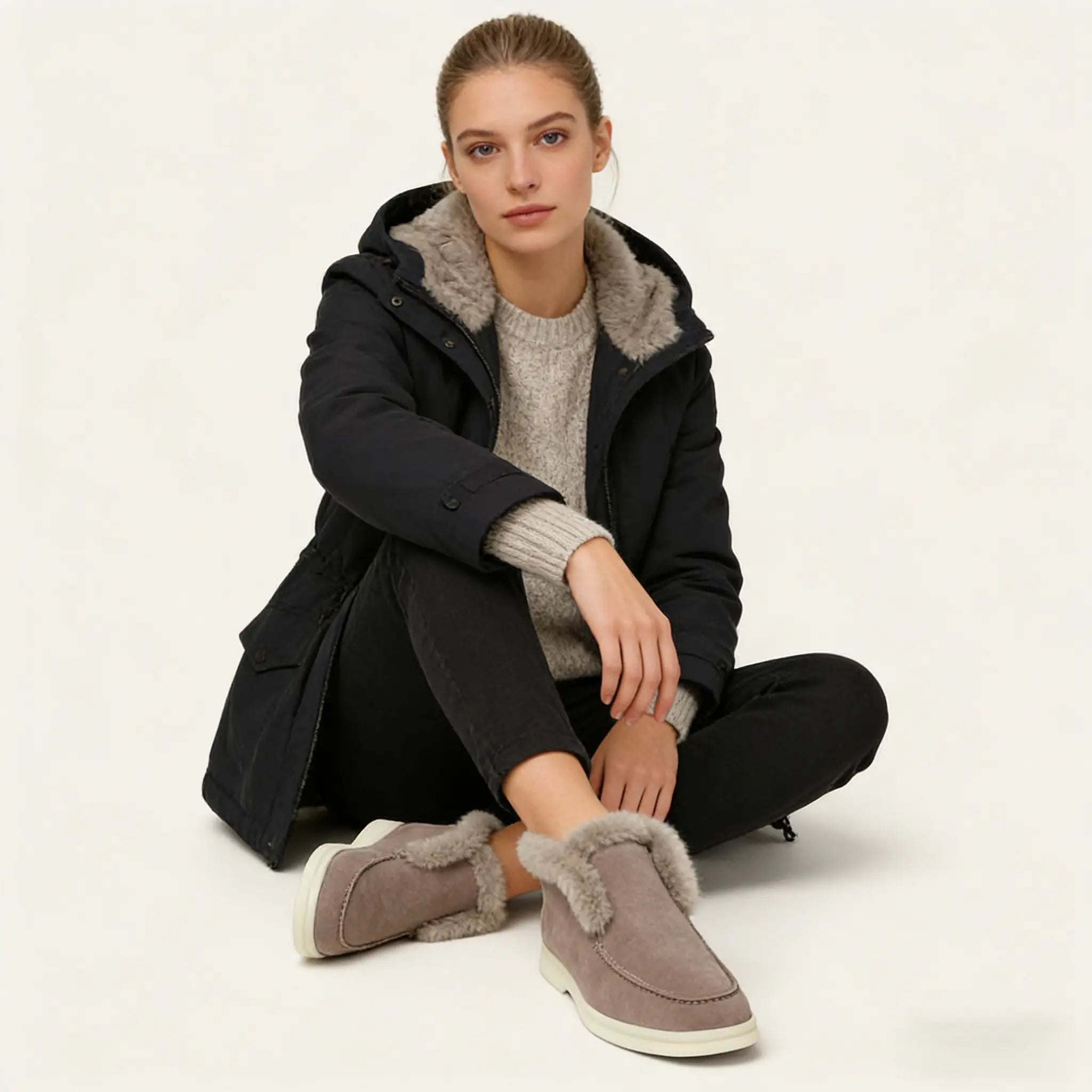 Women's Metallic Silver Open Walk Boots Gilded Cadence