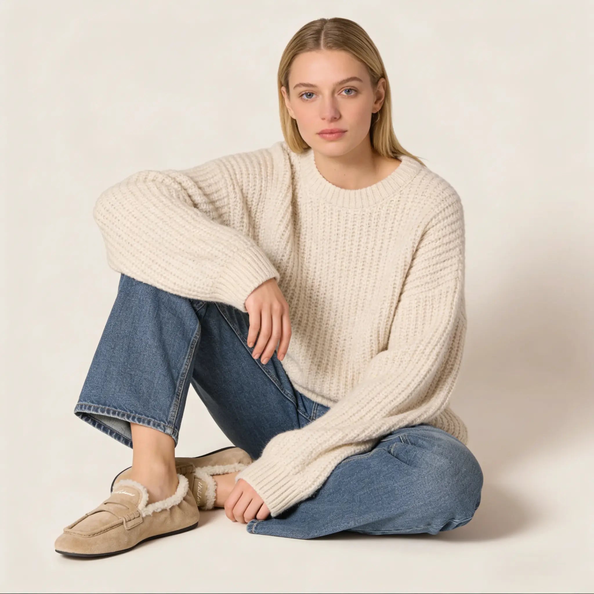 Ruches suede loafers Gilded Cadence