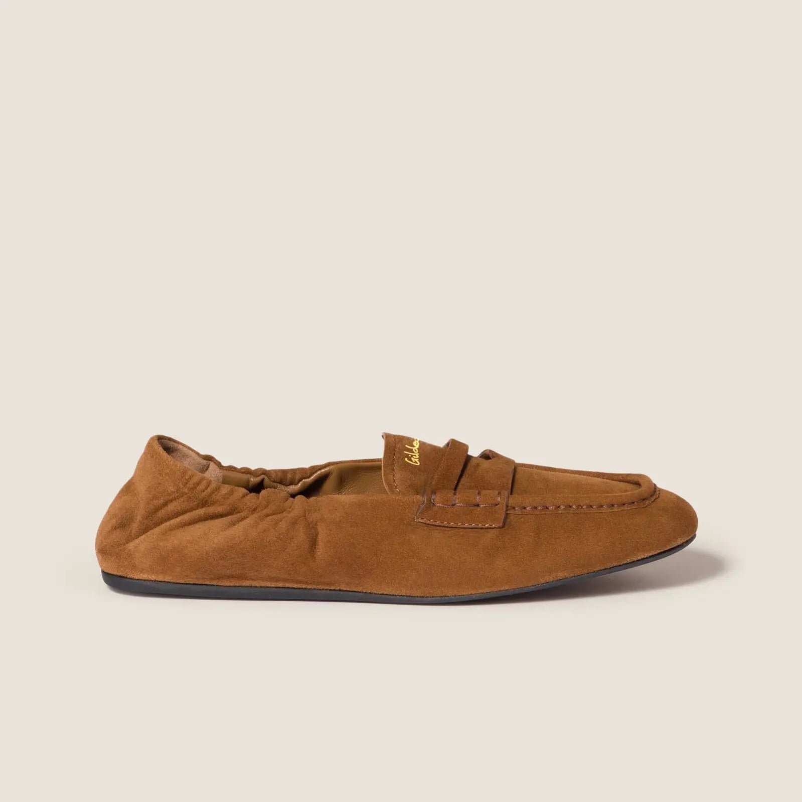 Ruches suede loafers Gilded Cadence