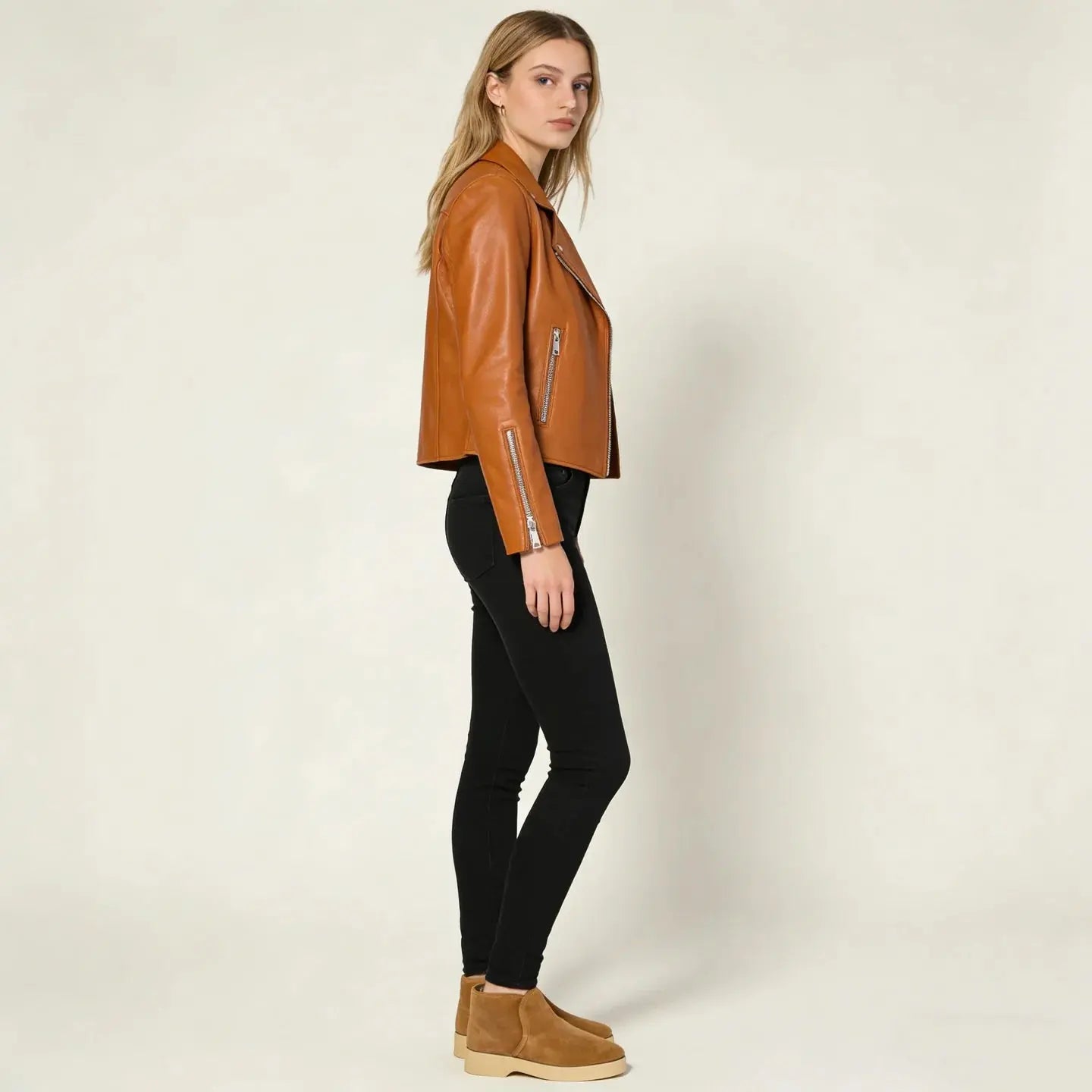 Bronze Metallic Shearling Mini Boots Gilded Cadence